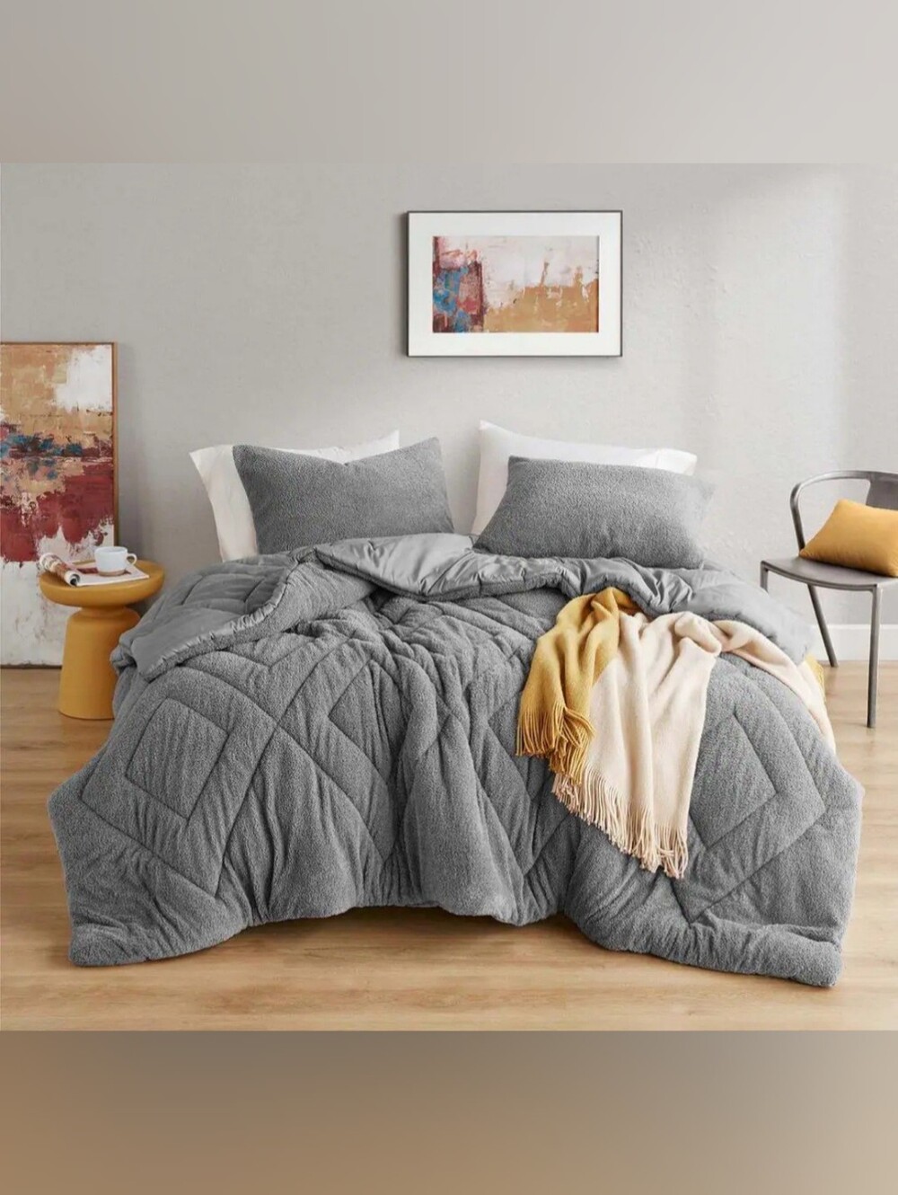 3 Piece Quilted Comforter Set KING/California KING